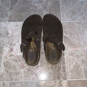 Brown Suede Birkenstock Shoes